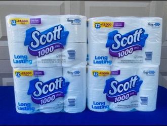Scott Tissue Paper(12 rolls)—-$10 each /$10 cada uno