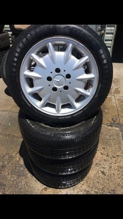 16" Mercedez wheels good tires 205/55R16