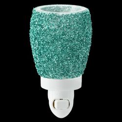 SCENTSY Glitter Teal Mini Warmer