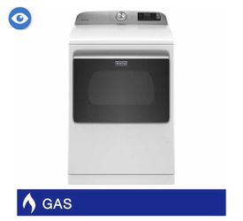 Maytag 7.4 cu. ft. Large Capacity GAS Smart Dryer Model: MGD7230HW