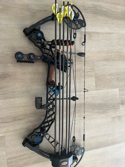 Matthew’s Monster Chill Compound Bow with accessories