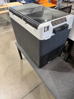 Portable car refrigerator and freezer