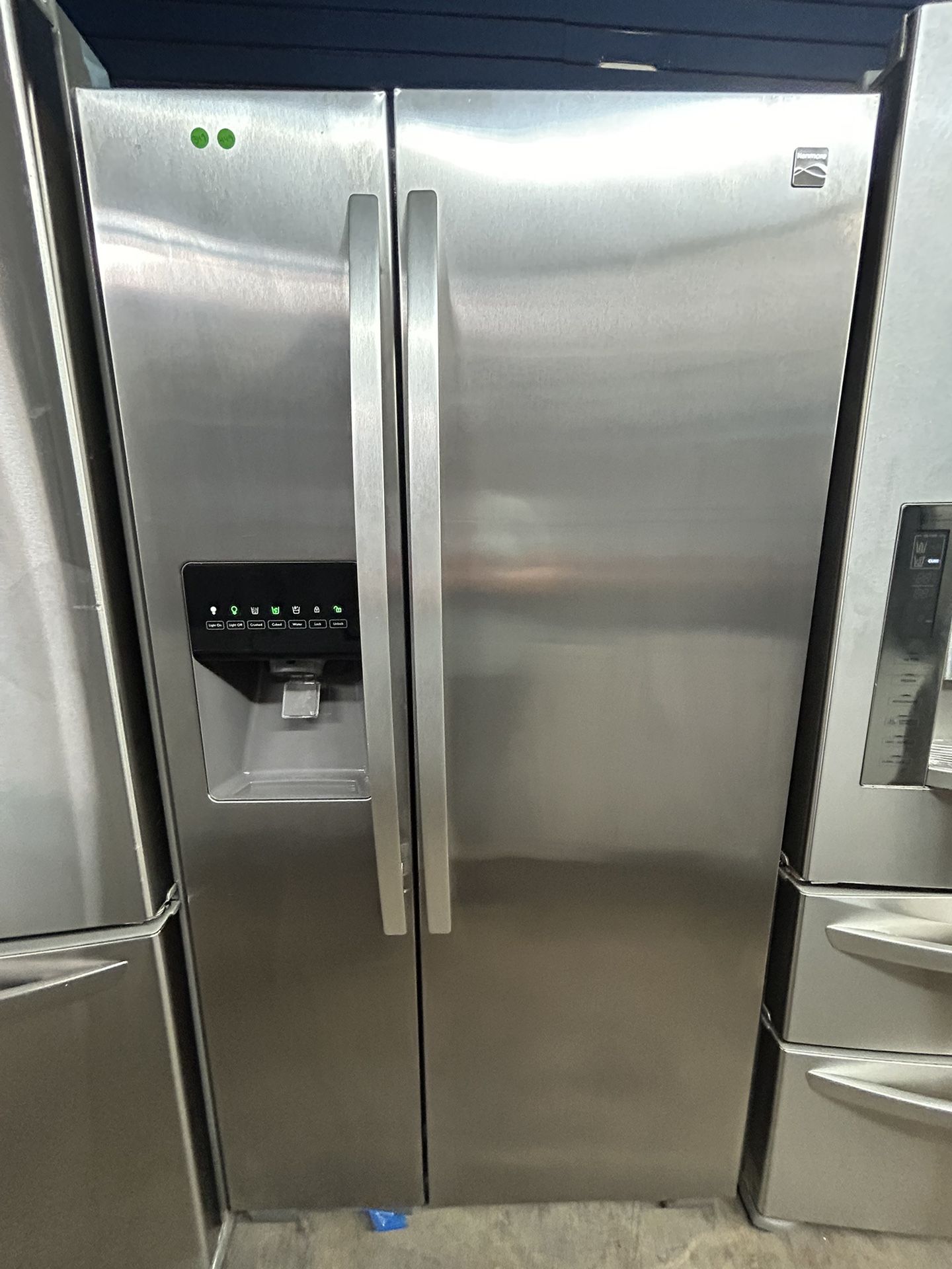 KENMORE 33” SIDE BY SIDE REFRIGERATOR