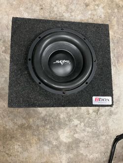 Skar 10 inch woofer with BBox Subwooger Combo
