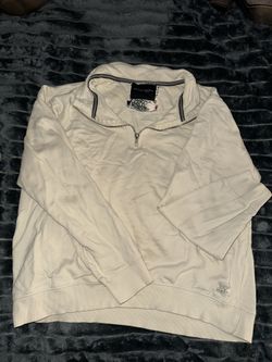 Creme Half-Zip Sweater