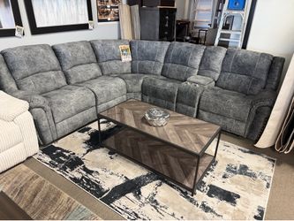 Reclining sectional! Easy financing! 😍❤️🔥