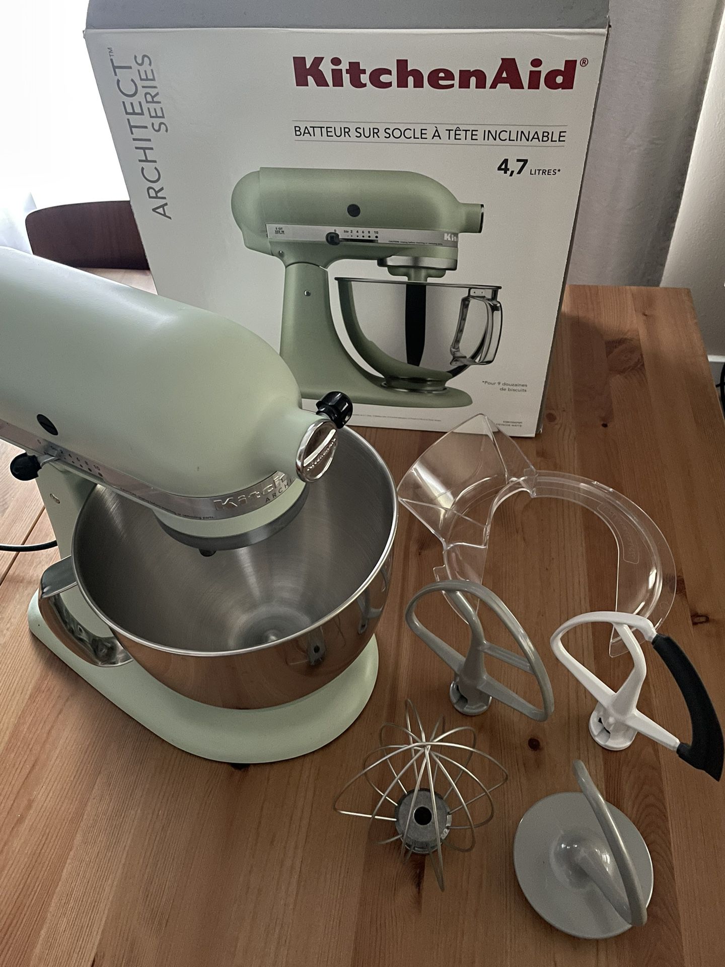 KitchenAid Artisan Series 5 Quart Tilt Head Stand Mixer with Pouring Shield  KSM150PS, Mineral Water for Sale in Hershey, PA - OfferUp