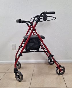Aluminum Rollator Walker with Seat