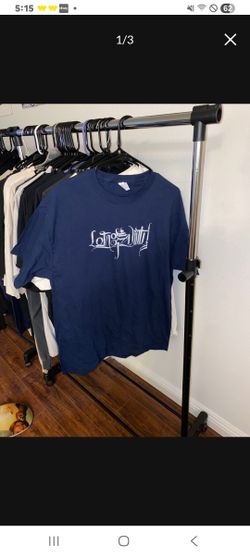 Longevity RETNA T-shirt blue NEW size LARGE