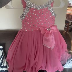Toddler Girl Pageant Dress 3T