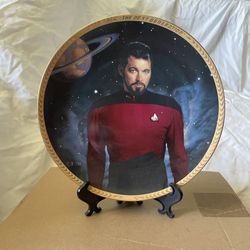 Commander William T Riker Hamilton Collection Plate