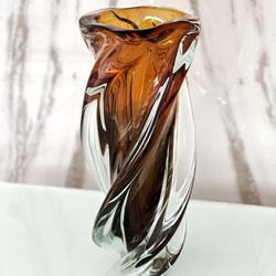 Twist  Vase Crystals Murano 