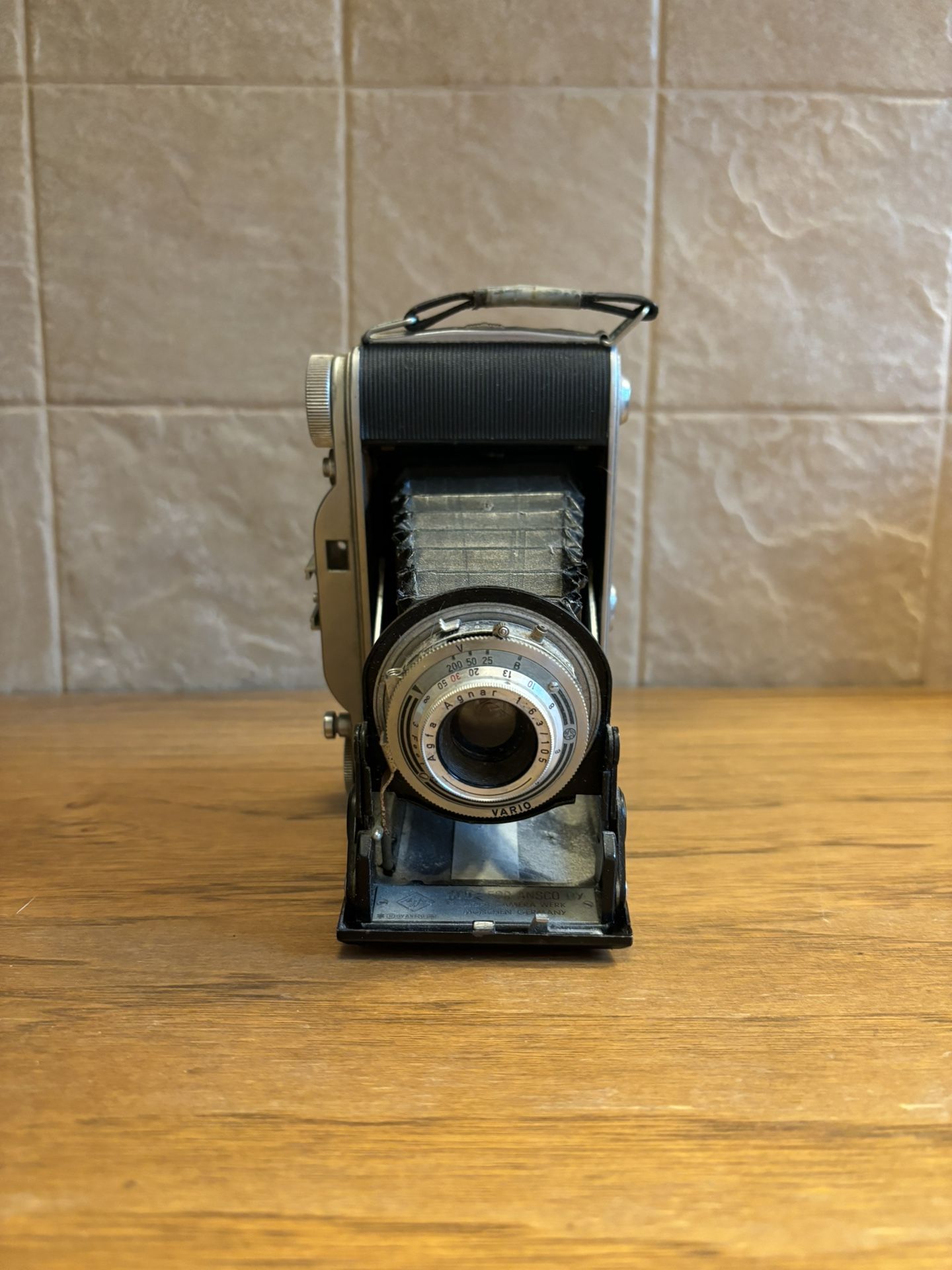 Vintage Ansco Viking 6.3 Folding viewfinder camera