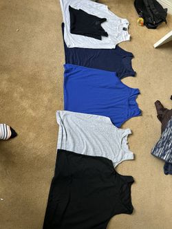 Sleeveless Men Tops Size L