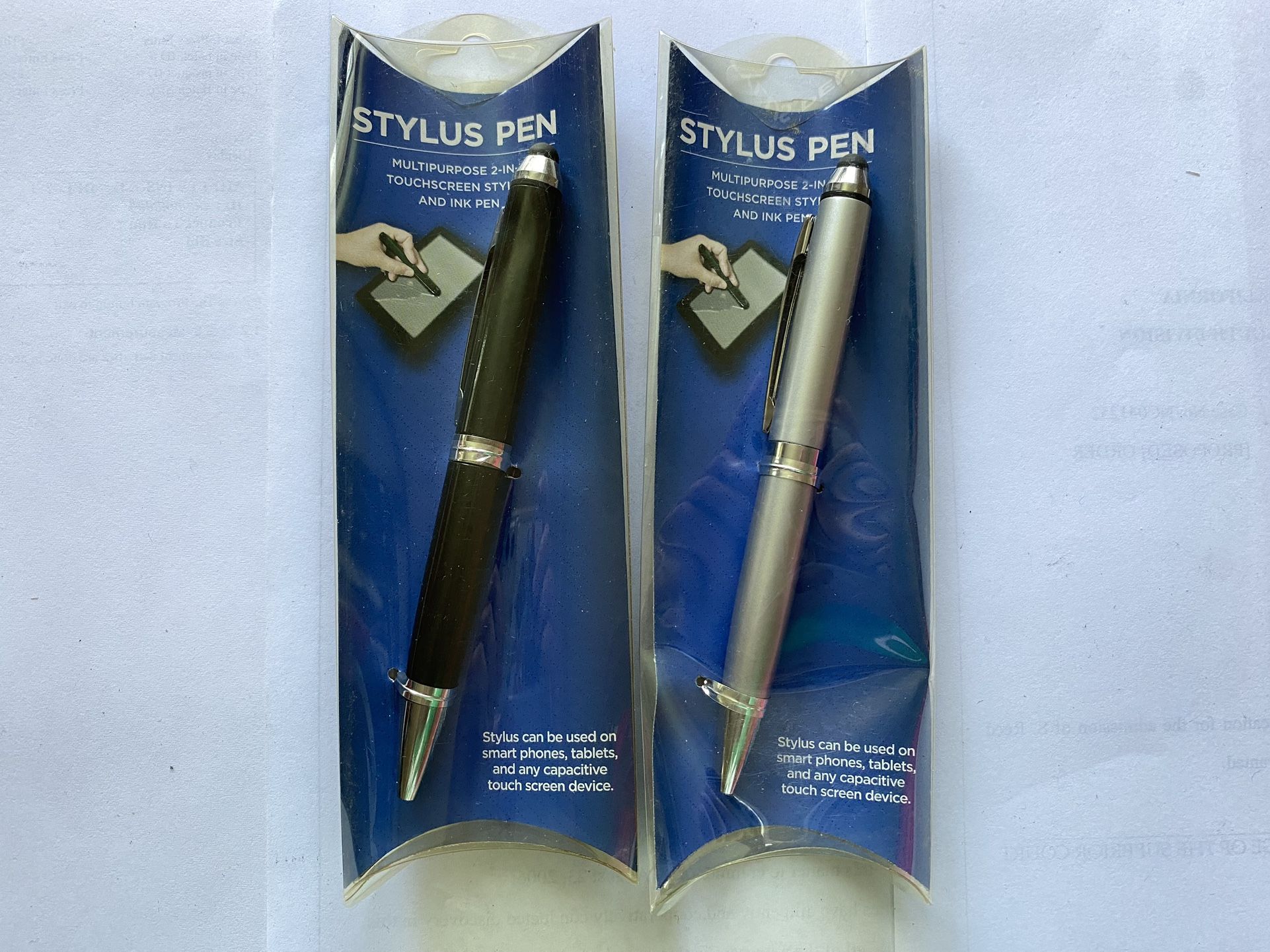 Stylus Pen Multipurpose 2-in-1 set of 2