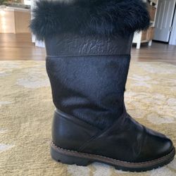 Vintage Leather Boots Size 6