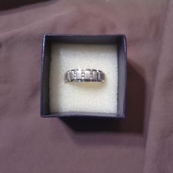 Silver Wedding Band 
