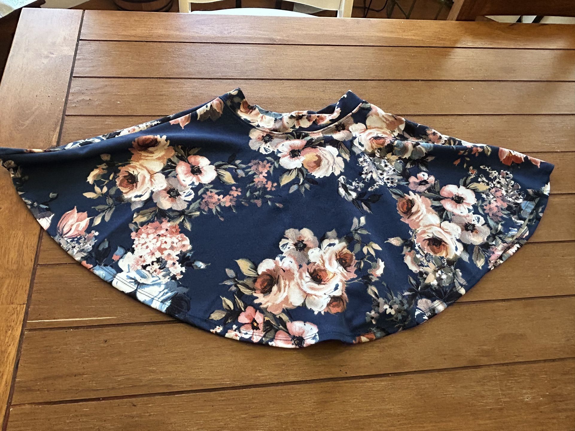 Flowy Floral Skirt