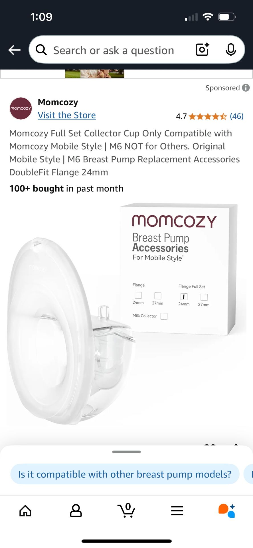 Momcozy M5 Cups