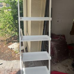White Tiered Shelving
