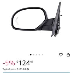 Left Side Mirror for 2007-2013 for Chevy Silverado for Sierra 1500/2500 HD/3500 HD