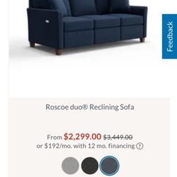 2 La-z-boy Reclining Sofas. 