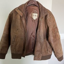 Copper Key Leather Jacket