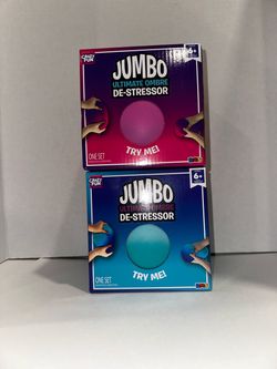 Rms jumbo squish toy ball purple and blue