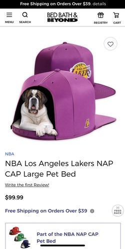 NAP CAP large pet bed LA Lakers