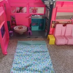 Barbie Dream Camper - Like New with ALL Accessories!