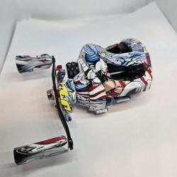 Patriotic Bait Casting Reel 