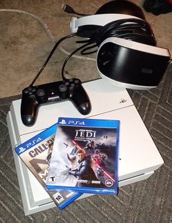 PS4 Console Bundle with PSVR and Games