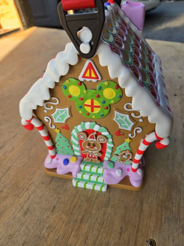 2024 Disney Parks Mickey Gingerbread House Popcorn Bucket