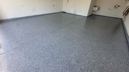Epoxy flooring.