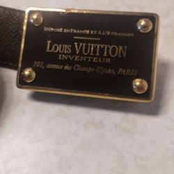 Men's Leather LV Belt Sz38