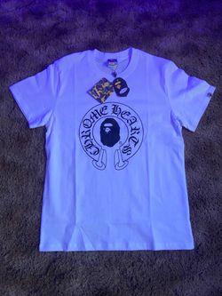 white crome heart bape