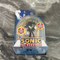Sonic The Hedgehog Shadow Action Figure 2.5” + 2 Collector Cards Sega New