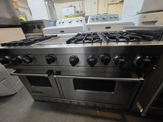 48" VIKING GAS RANGE STAINLESS STEEL
