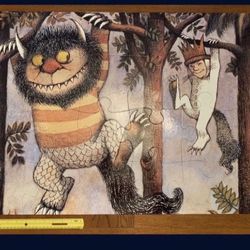 1990s Maurice Sendak’s Where The Wild Things Are Large Floor Puzzle 