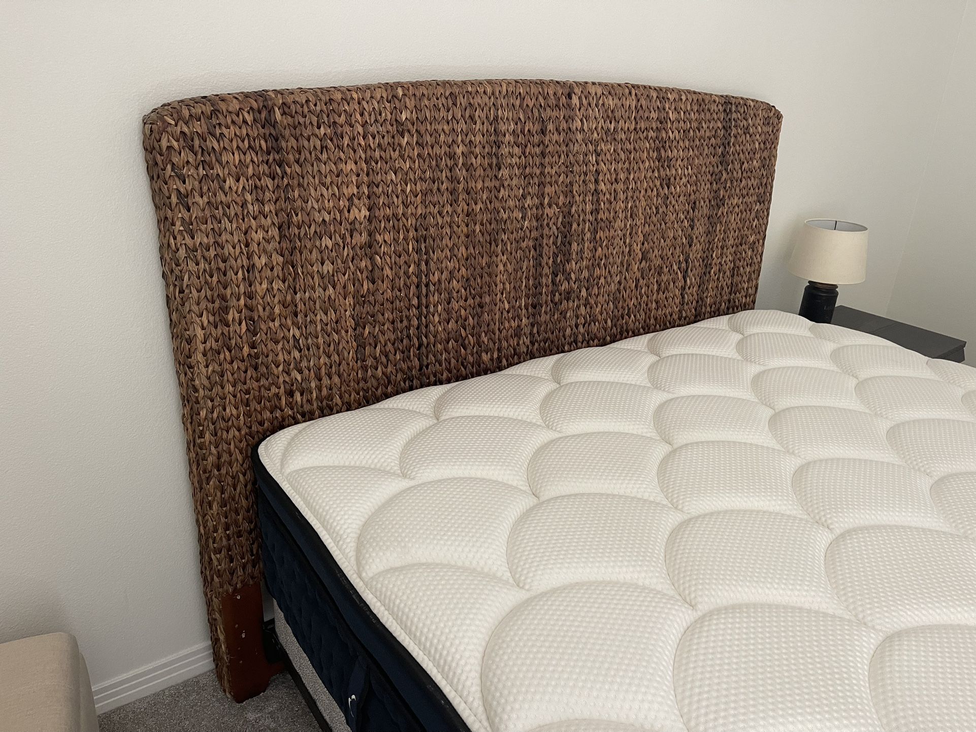 Pottery Barn Seagrass California King Headboard