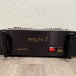 EAGLE 2 Electronics Kinetics Vintage Stereo Power Amplifier/ John Iverson 