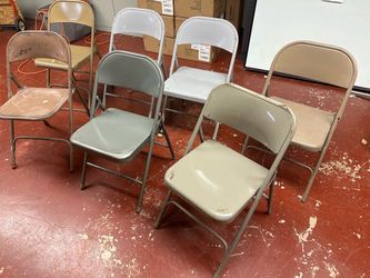Metal Folding Chairs   $4 each