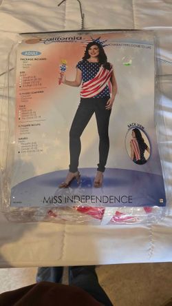Miss Independence Halloween Costume - women's size 12-14