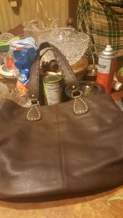 Tote bag leather ann taylor