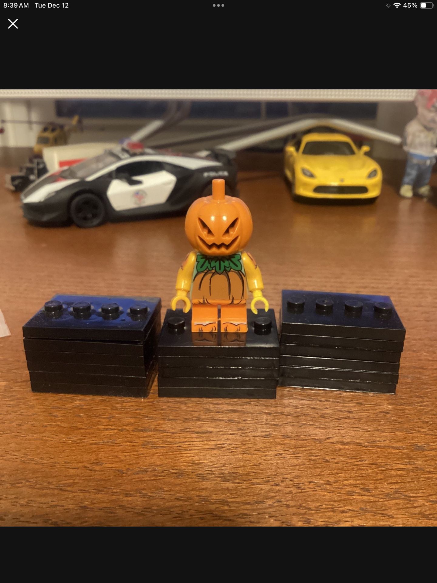 Lego Compatible Pumpkin Head