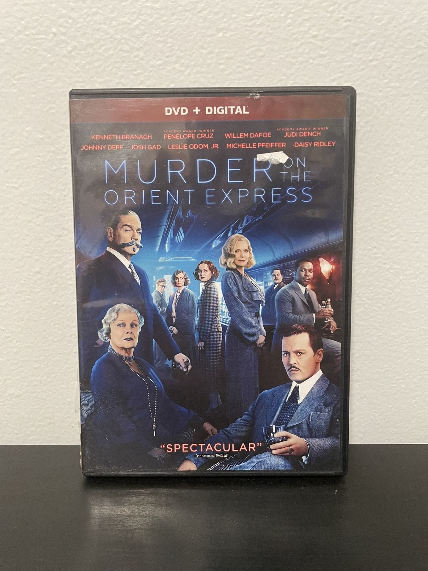 Murder On The Orient Express DVD Like New Johnny Depp Penelope Cruz 2017