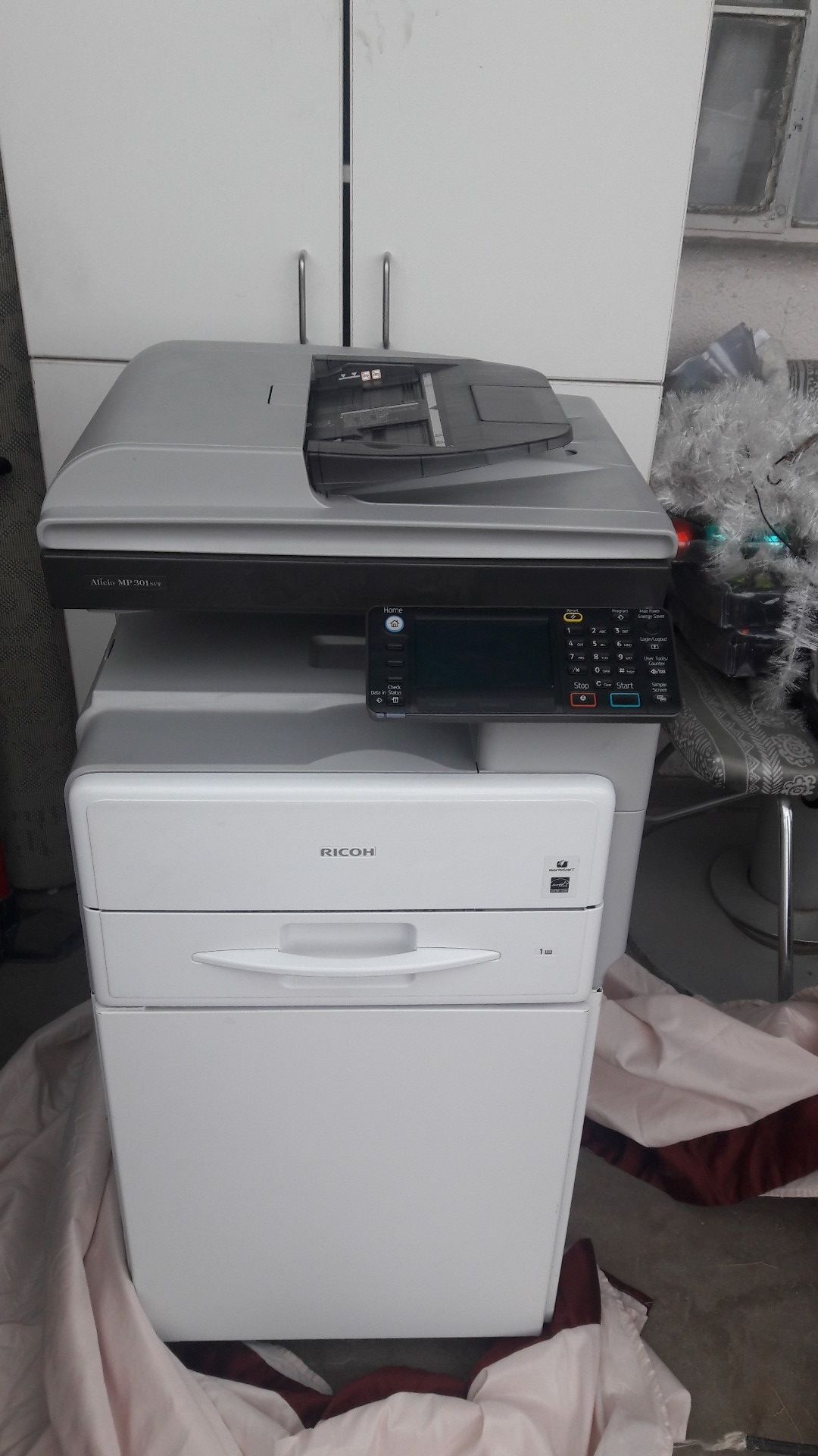 Ricoh Alicia l.p. 301spf consider new was in storage also has an I'm on next gen pcs power conditioning system
