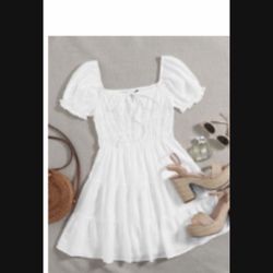 New Size Small White Dress See My Page 