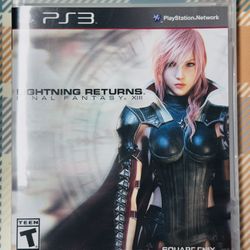 Lightning Returns: Final Fantasy XIII (Sony PlayStation 3, 2014) With Manual