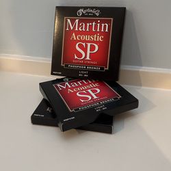 Martin & Co. Acoustic Guitar Strings 3 Pack